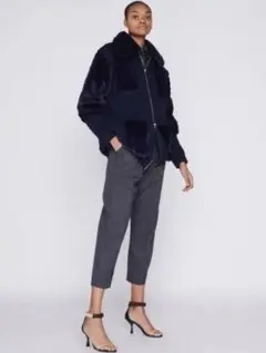 Stella McCartney ステラマッカートニー ファーニットブルゾン