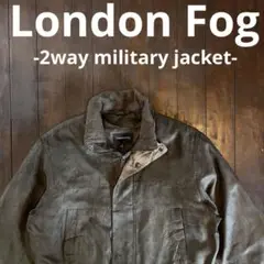 希少！【London Fog ロンドンフォグ】ミリタリージャケット ユニセックス