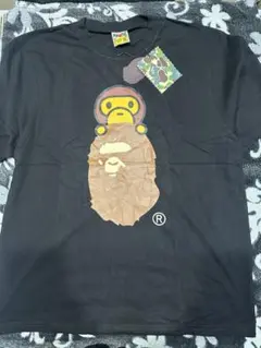 BAPE キャラクター プリント Tシャツ 黒