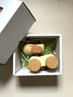 【未使用】犬のプルトーイ　新宿区 誕生祝い品 非売品　東京おもちゃ美術館