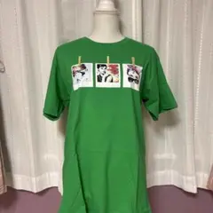 ❤️グリーン 半袖Tシャツ オードリーヘップバーンプリント 新品!オリジナル