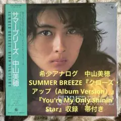 中山美穂／SUMMER BREEZE／角松敏生／財津和夫／松本隆／レコード／美盤