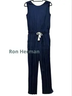 ロンハーマン ベロア サロペット オールインワン ジャンプスーツ 黒 Ron Herman - Ron Herman / ロンハーマン | バッククロス ベロア