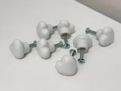 陶器 ハート 引き出し つまみ 取手 7個