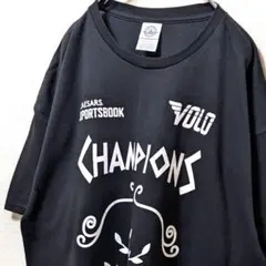デルタ シーザーズスポーツブックチャンピオンズ Tシャツ ブラック黒XL古着