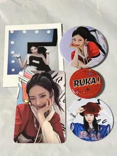 BABYMONSTER ルカ RUKA HOT SAUCE トレカ&缶バッジ