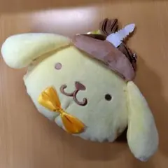 サンリオキャラクターズ　フェイスポシェット　ポムポムプリン