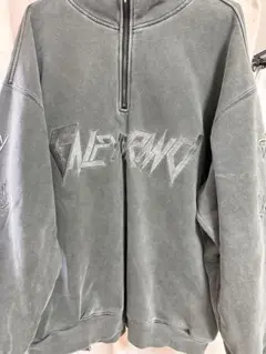 GALFY ガルフィー　染め染めデスメタルハーフジップ　　パーカー　L