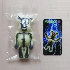 ホラー 稲妻 感電 雷 蓄光 ベアブリック 未開封 BE@RBRICK 4