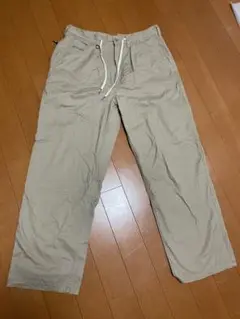 atmos ワイドチノパン XL 34 ベージュ