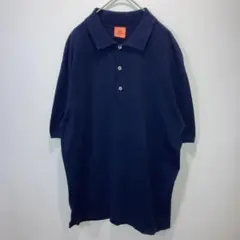 ANDERSEN-ANDERSEN ポロシャツ ネイビーLサイズ