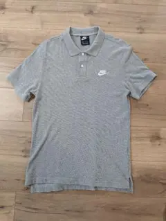 ナイキ　NIKE　ポロシャツ　Sサイズ　グレー