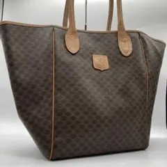 良好 CELINE セリーヌ トリオンフ マカダム トートバッグ A4 大容量