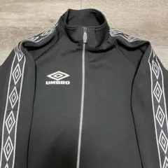 希少品 1990s UMBRO アクロス製 ブランドロゴライン ジャージ 150