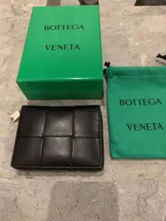 ボッテガヴェネタ【国内正規品】財布BOTTEGA VENETA黒ラウンドジップ