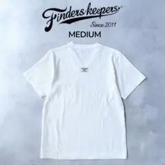 Finders Keepers VネックTシャツ M ホワイト