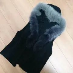 セレクトショップ購入♥新品未使用❤フォックスファーニットベスト❤