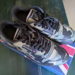 Reebok リーボック カモフラージュ レザースニーカー
