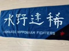 水野達稀　ファイターズ 応援　名前　直筆　タオル　水野　日ハム