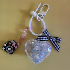 チンチラ　カプセル入りオリジナルチャーム　キーホルダー　no8
