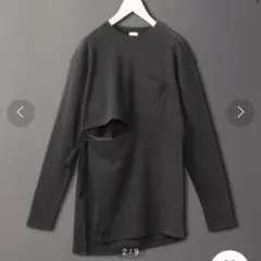 ＜6(ROKU)＞SIDE SLIT PULLOVER
