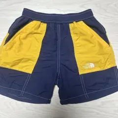 THE NORTH FACE ハーフパンツ 130 ネイビー/イエロー