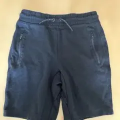 gap 黒 ハーフパンツ ジッパーポケット付き 160