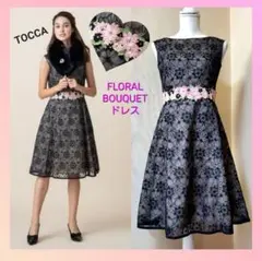大人気完売！TOCCA FLORAL BOUQUETドレスブラック系