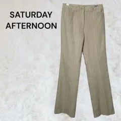 サタデーアフタヌーンSATURDAY AFTERNOON ストライプスラックスM