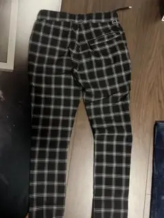 アダムスジャグラー　チェックスキニーパンツ