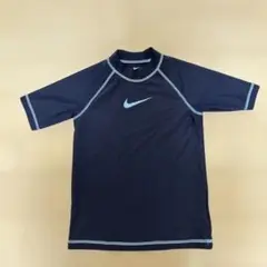 Nike 半袖ラッシュガード XS (130) ネイビー