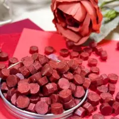 【紅樺色】シーリングワックス30g（約100粒）