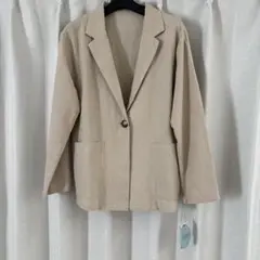 しまむら　レディース麻入りジャケット　M