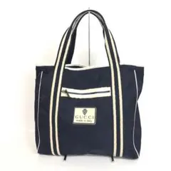 GUCCI グッチ ナイロン シェリーライン ハンドバッグ トートバッグ