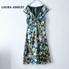 美品　LAURA ASHLEY ローラアシュレイ　半袖　ワンピース　花柄　950