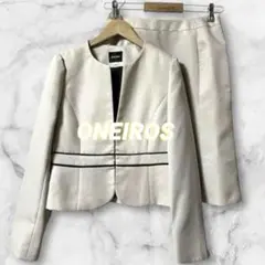 Ld767＊美品⭐️オネイロス スーツ セットアップ ノーカラー 11号