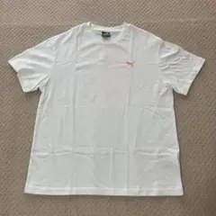 ☆PUMA ☆ホワイト ☆Tシャツ ☆オレンジロゴ