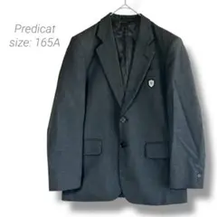 【Predicat】✨良品✨シングルブレストブレザー 165A グレー 学生服