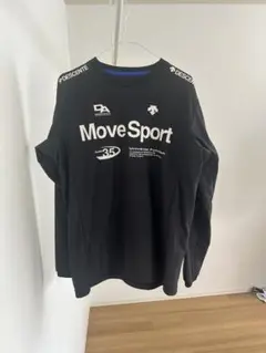 《美品未使用》DESCENTE MoveSport トレーニングシャツ ブラック
