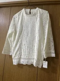 白レース　ブラウス　新品