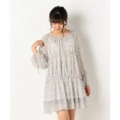 【美品】archives オフショル ワンピース 2way 花柄 y2k 総柄
