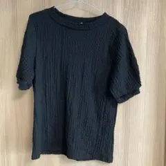 【新品】Honeys Mふんわり袖トップス UVカット ハイネック ブラック