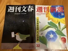 週刊文春　週刊新潮 8月28日号セット