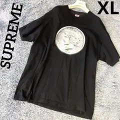 【美品】SUPREME シュプリーム anarchy coin Tシャツ 黒