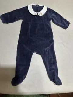Jacadi Paris 6M ベロア　オーバーオール