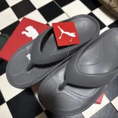 PUMA グレー トングサンダル★