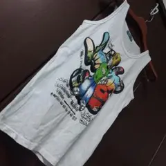 Robinson グラフィック タンクトップ 綿100%
