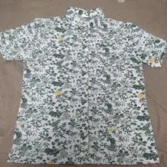 【美品】MENSゴルフ adidas フローラル シャツ