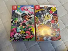 Splatoon 2 & ボンバーマン ケースあり