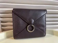 ロエベ ラムレザー コンパクト財布